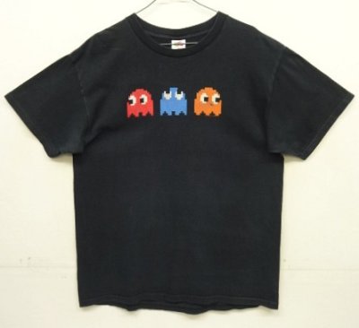 画像1: 00'S NAMCO LTD "PAC MAN" 半袖 Tシャツ ブラック (VINTAGE)