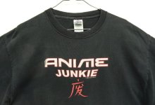 他の写真1: 00'S FASHION VICTIM "ANIME JUNKIE" 半袖 Tシャツ フェードブラック (VINTAGE)