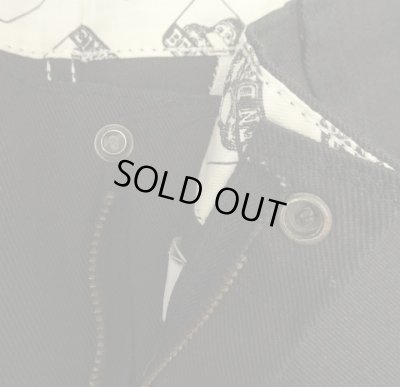 画像3: BEN DAVIS "FRISCO PANTS" トップスナップボタン フリスコパンツ ブラック USA製 (VINTAGE)