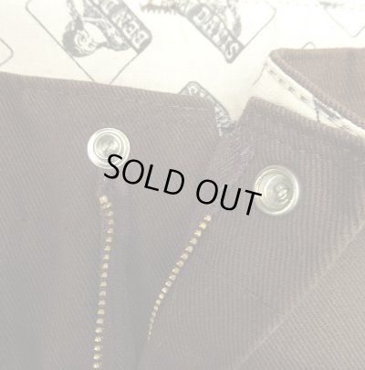 画像3: BEN DAVIS "FRISCO PANTS" トップスナップボタン フリスコパンツ ブラウン USA製 (VINTAGE)