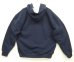 画像3: 90〜00'S UNKNOWN "ダブルフェイス" 裏地サーマル フルジップ スウェットパーカー ネイビー (VINTAGE) (3)
