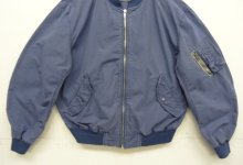 他の写真3: 90'S RALPH LAUREN 三角タグ ポプリン L-2B フライトジャケット ブルー (VINTAGE)