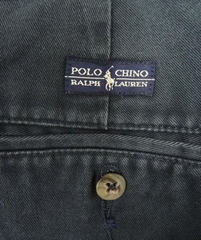 画像4: 90'S RALPH LAUREN "ANDREW PANT" ツープリーツ チノパンツ ネイビー (VINTAGE)