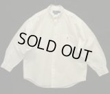 90'S RALPH LAUREN "BIG SHIRT" オックスフォード 長袖 BDシャツ ホワイト (VINTAGE)