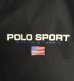 画像4: 90'S RALPH LAUREN "POLO SPORT" 三角タグ チンスト付き リップストップナイロン ドリズラージャケット ブラック/ホワイト (VINTAGE)