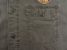 他の写真2: 90'S RALPH LAUREN チンスト付き バックステンシル ワークシャツ ブラック (VINTAGE)