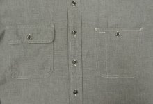 他の写真2: 90'S RALPH LAUREN "DUNGAREE WORKSHIRT" シャンブレー ワークシャツ ブラック (VINTAGE)