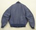 画像3: 90'S RALPH LAUREN 三角タグ ポプリン L-2B フライトジャケット ブルー (VINTAGE) (3)