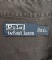 画像2: 90'S RALPH LAUREN チンスト付き バックステンシル ワークシャツ ブラック (VINTAGE) (2)