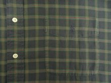 他の写真2: 90'S RALPH LAUREN "BIG SHIRT" 同色ロゴ コットンビエラ 長袖 BDシャツ チェック柄 (VINTAGE)
