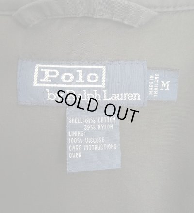 画像2: 90'S RALPH LAUREN チンスト付き ドリズラージャケット ブラック (VINTAGE)