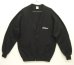 画像1: 80'S JERZEES "TITLEIST" スウェット カーディガン ブラック USA製 (VINTAGE) (1)