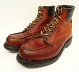 90'S RED WING 8804 "刺繍羽タグ" スーパーソール レザー モックトゥブーツ オロラセット USA製 (VINTAGE)