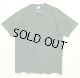 70'S TOWNCRAFT シングルステッチ 耳付きポケット 半袖 Tシャツ ダークグリーン (VINTAGE)