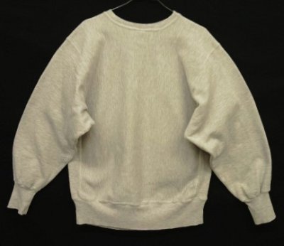 画像5: 90'S CHAMPION 刺繍タグ リバースウィーブ ヘザーグレー メキシコ製 (VINTAGE)