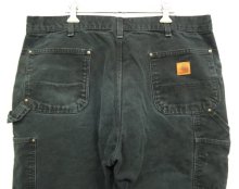 他の写真3: CARHARTT ダブルニー ダック ペインターパンツ ブラック W38L30 メキシコ製 (VINTAGE)