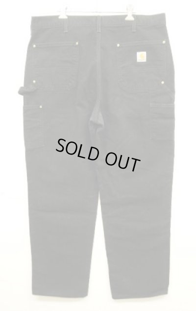 画像4: CARHARTT ダブルニー ダック ペインターパンツ ブラック W38L32 USA製 (VINTAGE)