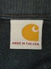 画像2: CARHARTT ダブルニー ダック ペインターパンツ ブラック W36L32 USA製 (VINTAGE) (2)