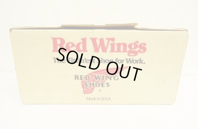 画像5: 80'S RED WING 101 "プリント羽タグ" レザー ポストマンシューズ ブラック 箱付き USA製 (VINTAGE)