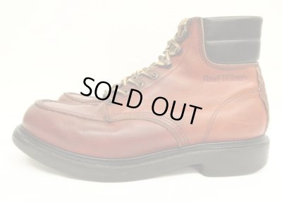 画像2: 90'S RED WING 8804 "刺繍羽タグ" スーパーソール レザー モックトゥブーツ オロラセット USA製 (VINTAGE)