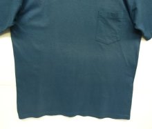 他の写真3: 80'S BANANA REPUBLIC シングルステッチ 耳付きポケット 半袖 Tシャツ ブルー USA製 (VINTAGE)