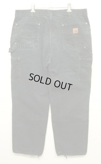 画像3: CARHARTT ダブルニー ダック ペインターパンツ ブラック W38L30 メキシコ製 (VINTAGE)