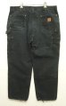 画像3: CARHARTT ダブルニー ダック ペインターパンツ ブラック W38L30 メキシコ製 (VINTAGE) (3)