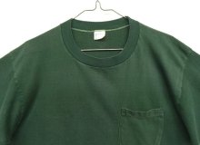 他の写真1: 70'S TOWNCRAFT シングルステッチ 耳付きポケット 半袖 Tシャツ ダークグリーン (VINTAGE)