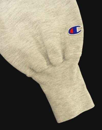 画像4: 90'S CHAMPION 刺繍タグ リバースウィーブ ヘザーグレー メキシコ製 (VINTAGE)