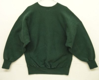 画像4: 90'S CHAMPION 刺繍タグ リバースウィーブ ダークグリーン USA製 (VINTAGE)
