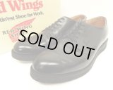 80'S RED WING 101 "プリント羽タグ" レザー ポストマンシューズ ブラック 箱付き USA製 (VINTAGE)