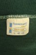 画像2: 70'S TOWNCRAFT シングルステッチ 耳付きポケット 半袖 Tシャツ ダークグリーン (VINTAGE) (2)