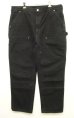画像1: CARHARTT ダブルニー ダック ペインターパンツ ブラック W38L32 USA製 (VINTAGE) (1)