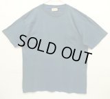 80'S BANANA REPUBLIC シングルステッチ 耳付きポケット 半袖 Tシャツ ブルー USA製 (VINTAGE)