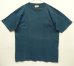 画像1: 80'S BANANA REPUBLIC シングルステッチ 耳付きポケット 半袖 Tシャツ ブルー USA製 (VINTAGE) (1)