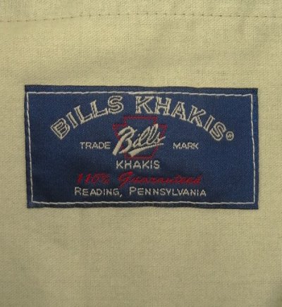 画像2: BILLS KHAKI "M2" ノープリーツ ウールパンツ カーキ USA製 (USED)