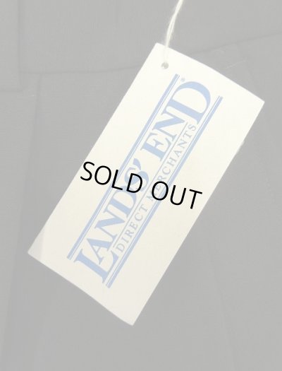 画像4: 90'S LANDS' END ツープリーツ ウールパンツ ブラック USA製 (DEADSTOCK)