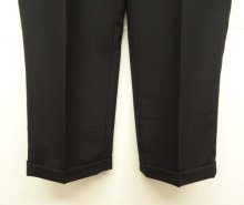 他の写真2: 90'S LANDS' END ツープリーツ ウールパンツ ブラック USA製 (DEADSTOCK)