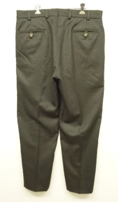 画像4: BILLS KHAKI "M2" ノープリーツ ウールパンツ カーキ USA製 (USED)