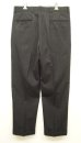 画像3: BROOKS BROTHERS ツープリーツ ウールパンツ チャコール (USED) (3)