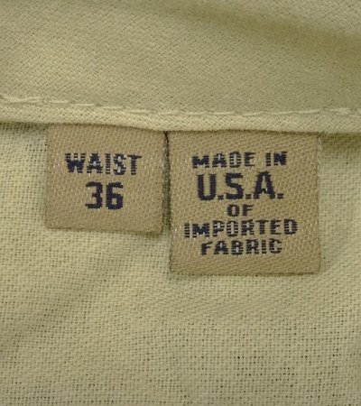 画像3: BILLS KHAKI "M2" ノープリーツ ウールパンツ カーキ USA製 (USED)