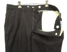 他の写真1: 90'S LANDS' END ツープリーツ ウールパンツ ブラック USA製 (DEADSTOCK)