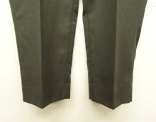 他の写真2: BILLS KHAKI "M2" ノープリーツ ウールパンツ カーキ USA製 (USED)