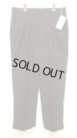 90'S LANDS' END ツープリーツ ウールパンツ ブラック USA製 (DEADSTOCK)