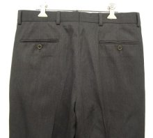 他の写真3: BROOKS BROTHERS ツープリーツ ウールパンツ チャコール (USED)