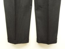 他の写真2: BROOKS BROTHERS ツープリーツ ウールパンツ チャコール (USED)