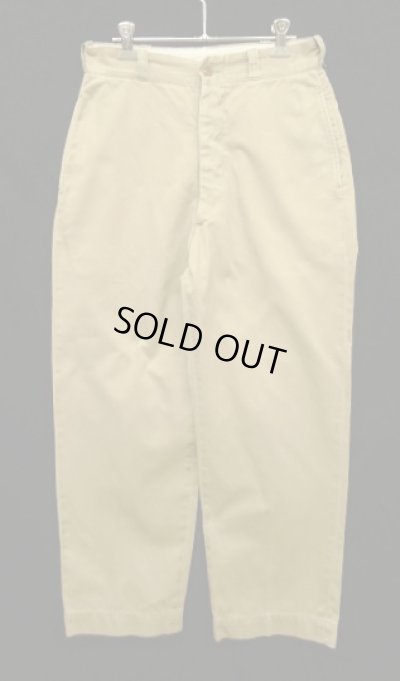 画像1: 50'S アメリカ軍 US ARMY "MIL-T-2064D" ボタンフライ チノパンツ (VINTAGE)