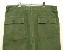 他の写真3: 60'S アメリカ軍 US ARMY "OG107" コットンサテン ベイカーパンツ W40L33 (VINTAGE)