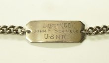他の写真1: アメリカ軍 US NAVY RESERVE "U.S.N.R刻印入り" IDプレート チェーンブレスレット シルバー (VINTAGE)
