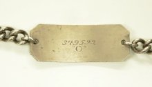 他の写真3: アメリカ軍 US NAVY RESERVE "U.S.N.R刻印入り" IDプレート チェーンブレスレット シルバー (VINTAGE)
